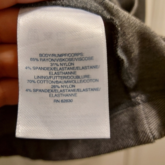 Land's End Ponte Knit Grey Blazer - Picture 6 of 6